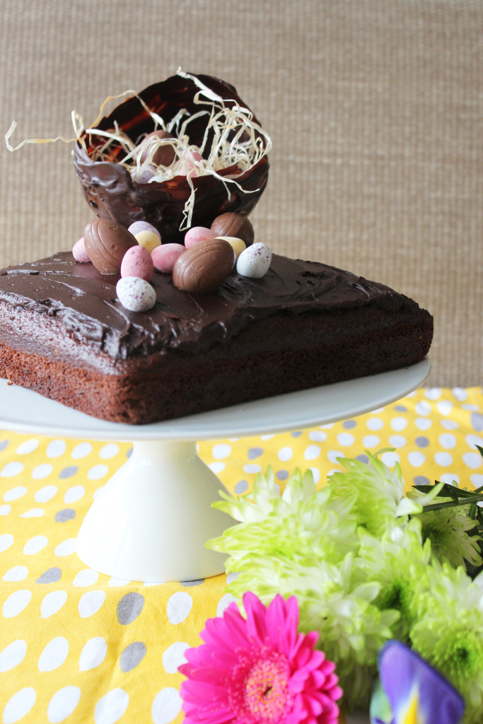 Easter chocolate cake