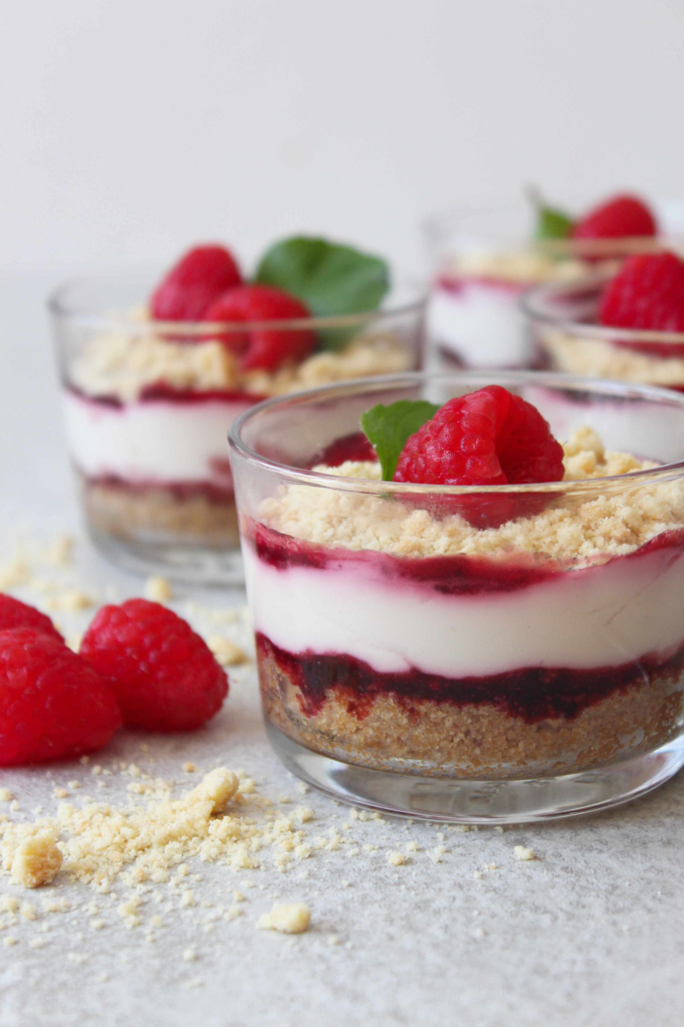 Raspberry cheesecake